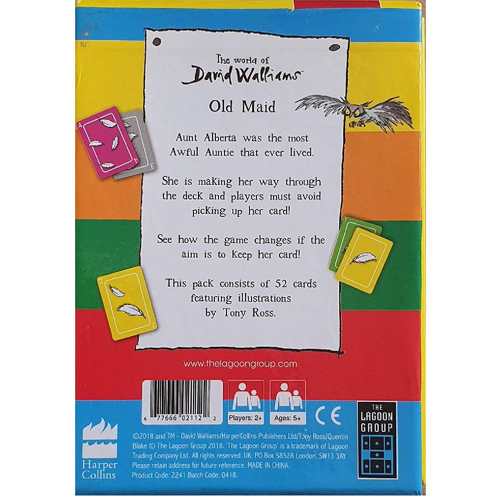 Awful Auntie Old Maid Card Game