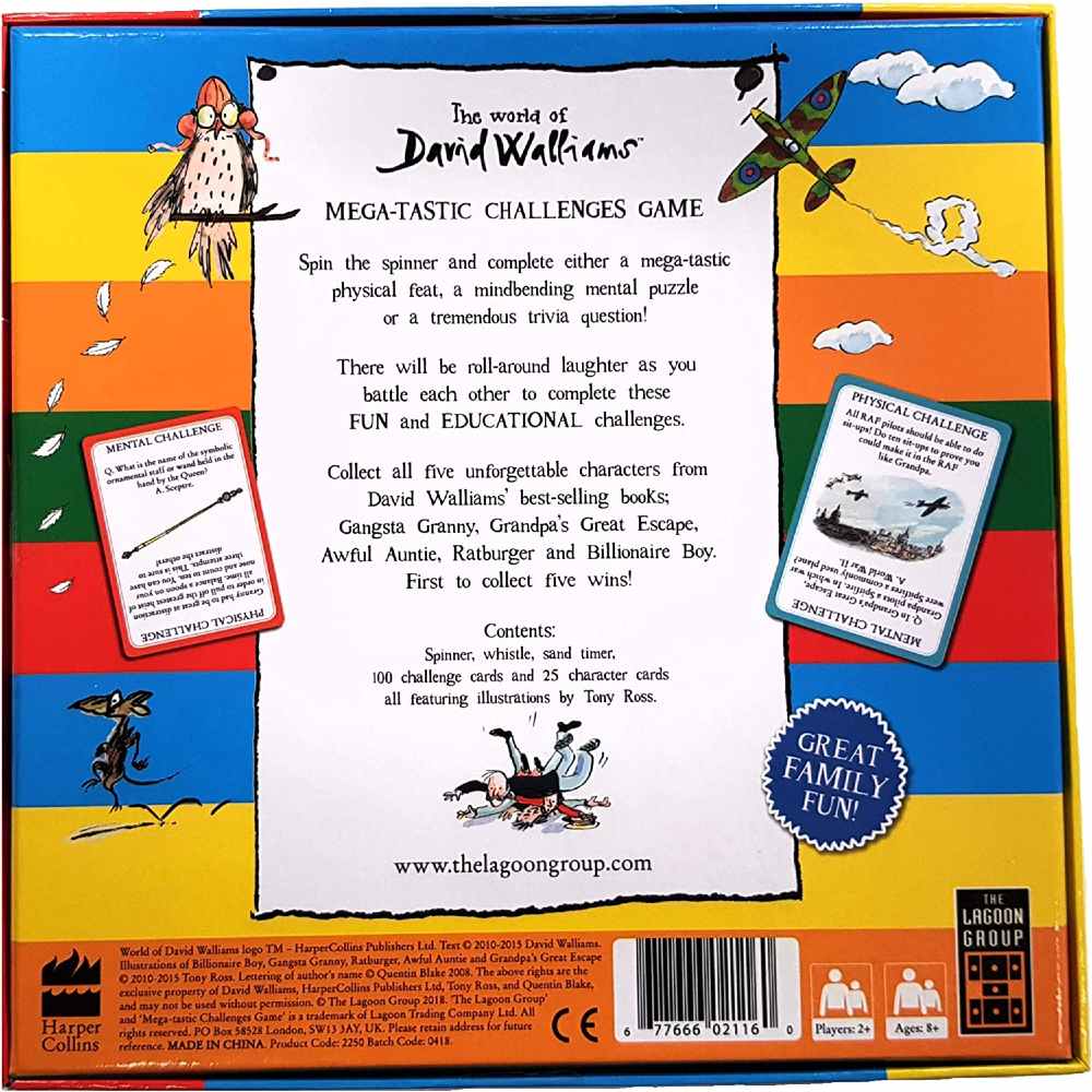 David Walliams Memory Game