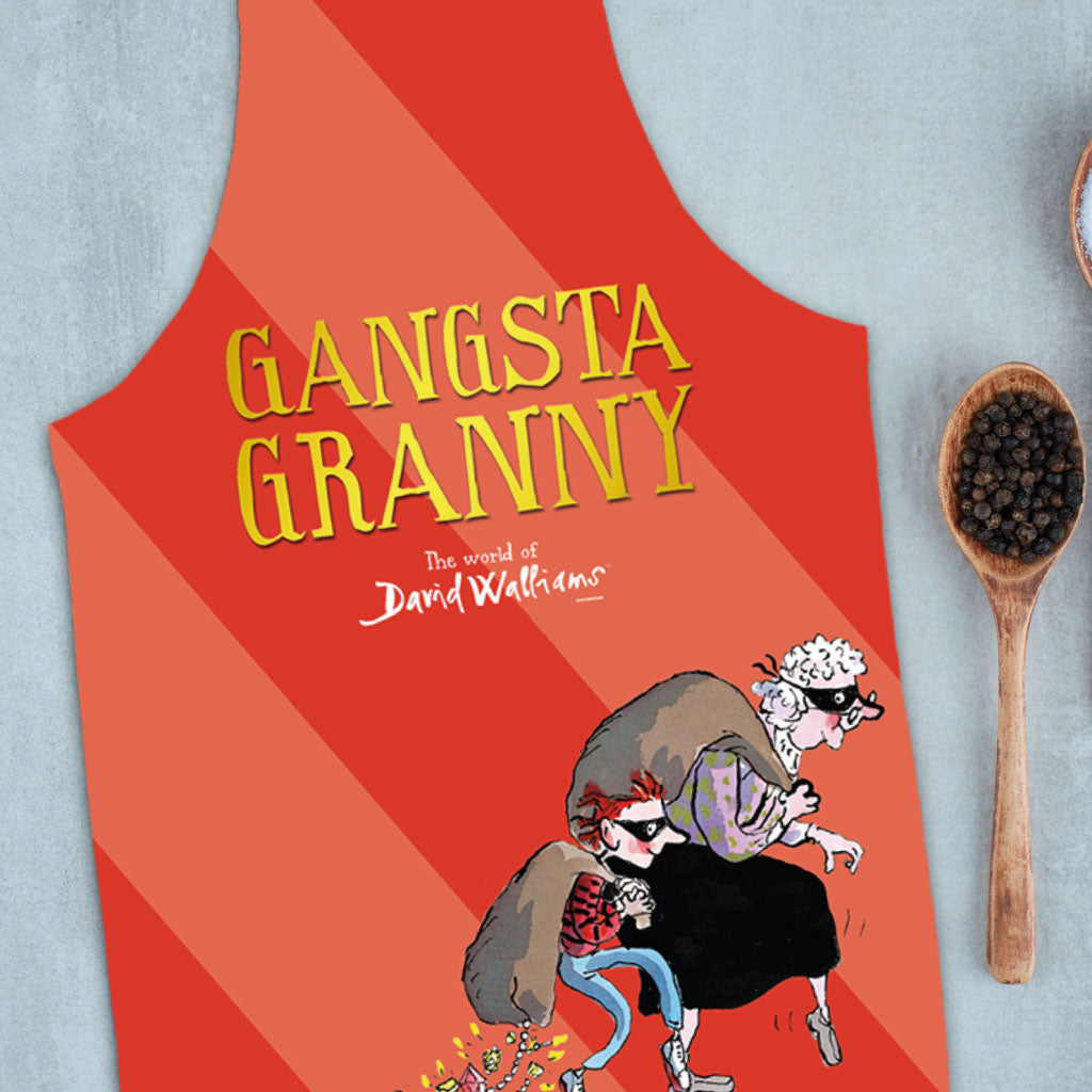 Greatest Jewel Theft in History Striped Apron