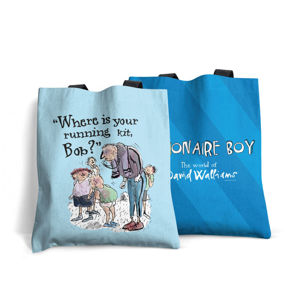 Where is your running kit, Bob? Edge-to-Edge Tote Bag