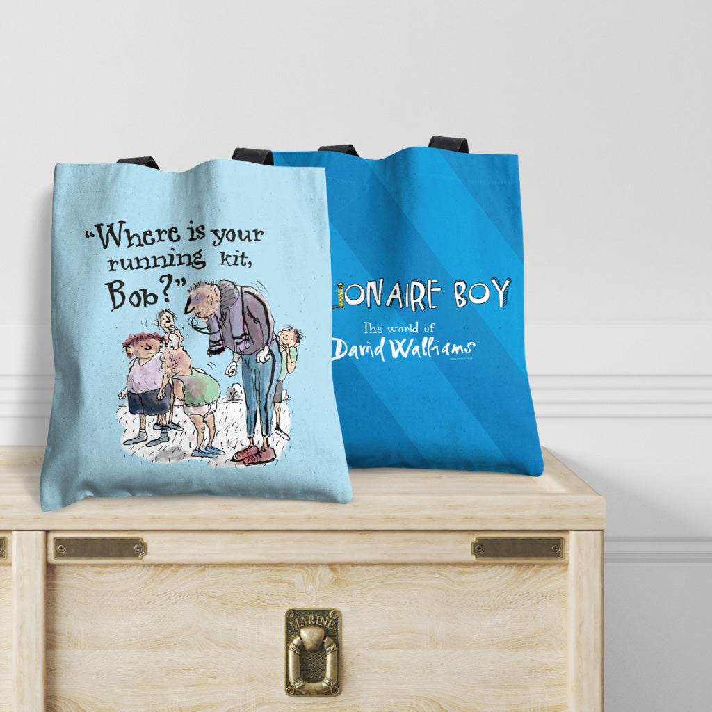Where is your running kit, Bob? Edge-to-Edge Tote Bag