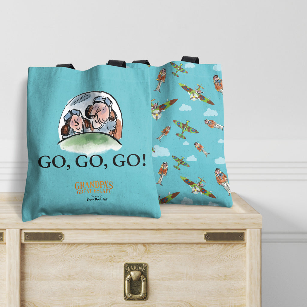 Go, Go, Go! Edge-to-Edge Tote Bag
