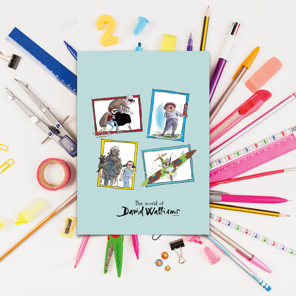 World of David Walliams - Frames A5 Notepad