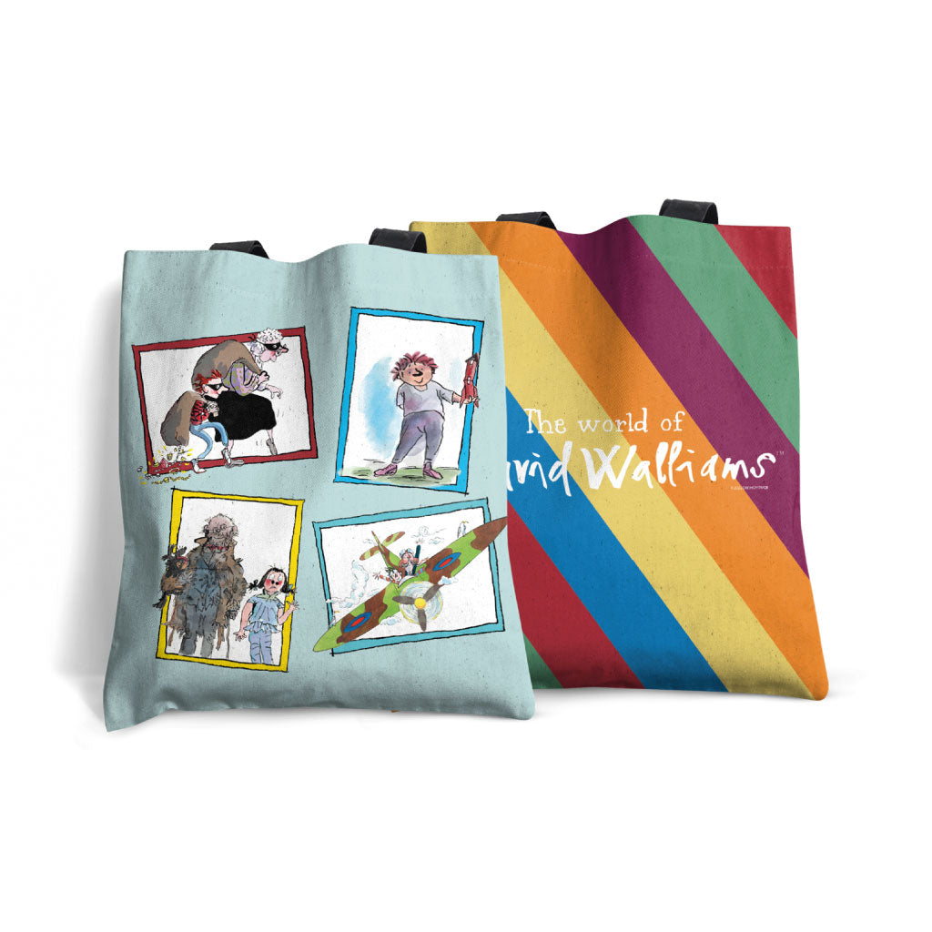 World of David Walliams - Frames Edge-to-Edge Tote Bag