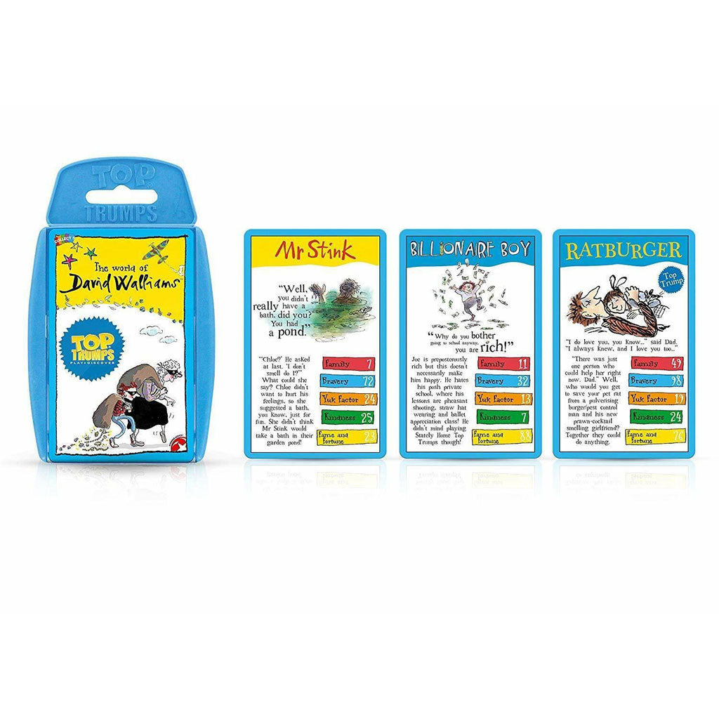 The World of David Walliams Top Trumps Card Game