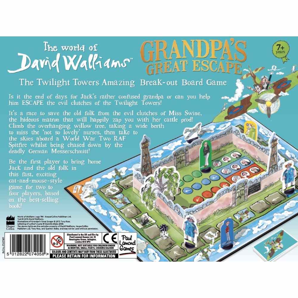 The World of David Walliams - Grandpa's Escape Board Game