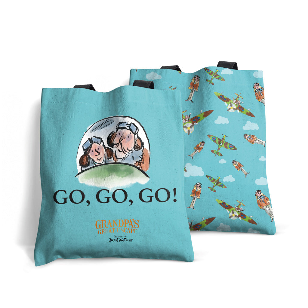 Go, Go, Go! Edge-to-Edge Tote Bag