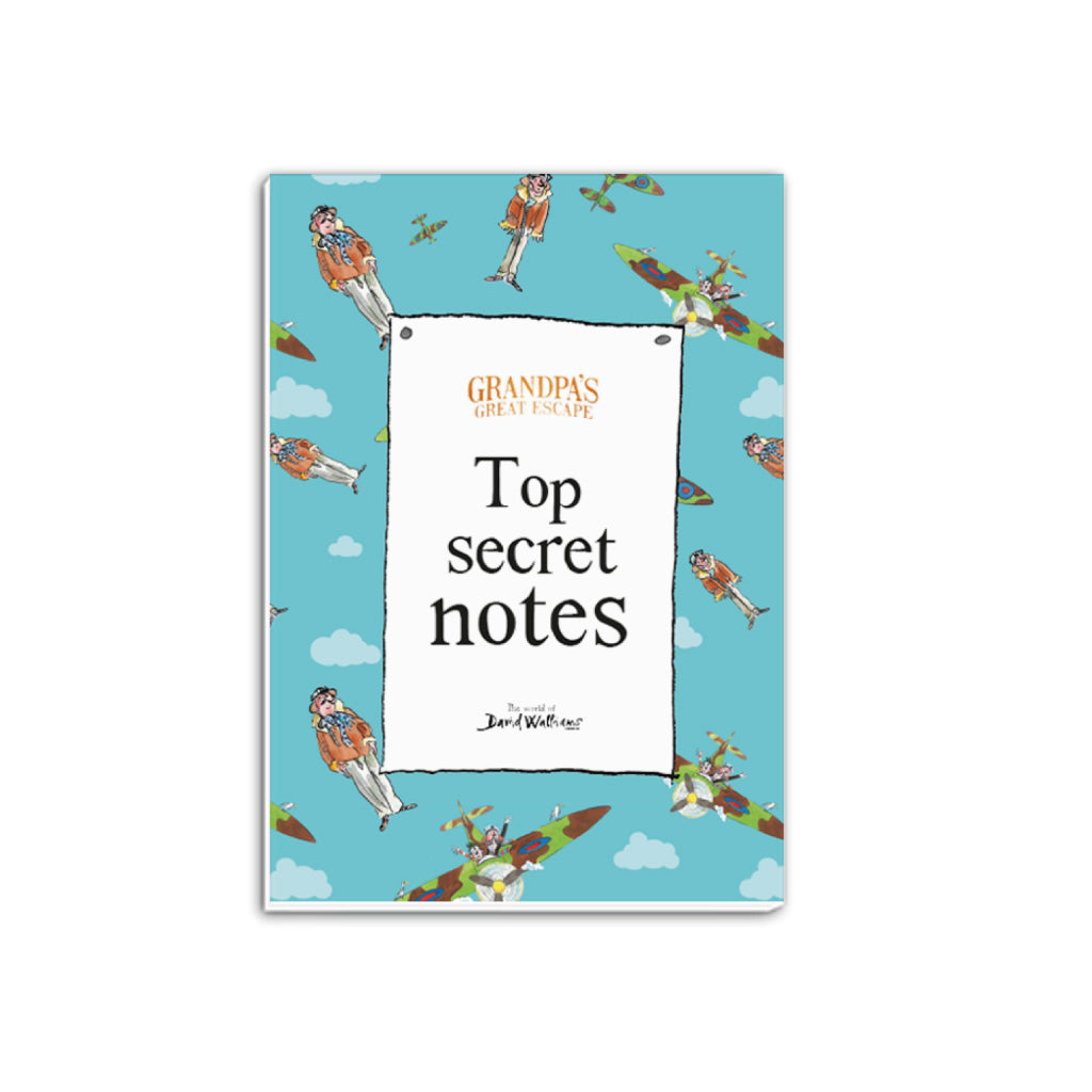 Top Secret Notes A5 Notepad – The World of David Walliams Shop